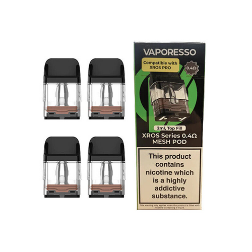 Vaporesso XROS Pod (4-Pack) - 0.4ohm (Compatible W/ Pro Kit)