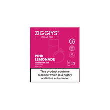 Load image into Gallery viewer, Ziggiys Apollo 20mg Pod (2-Pack) - Pink Lemonade
