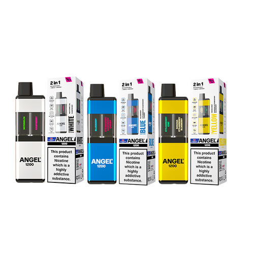 Angel 1200 2-In-1 By Vapes Bar 20mg Dual Prefilled Pod Kit