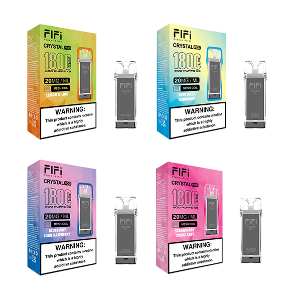 FLFI Crystal 20mg Pod - 600 Puffs (3-Pack)