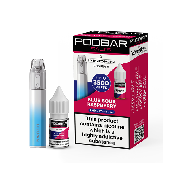 Innokin Endura x Kingston Podbar Salts 20mg S1 Disposable