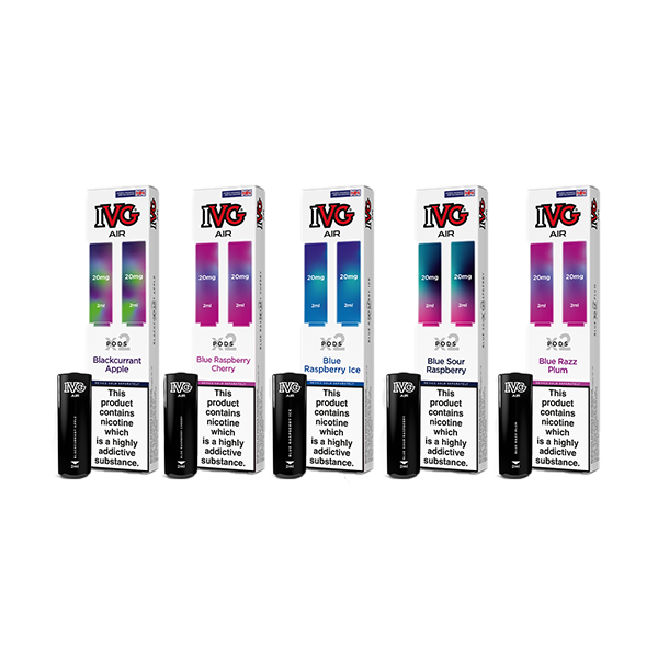 IVG Air 20mg 2-In-1 Pod (2-Pack) - Fizzy Cherry
