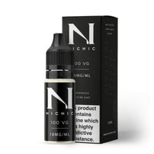 Load image into Gallery viewer, Nic Nic Nicotine Shots - 18mg (100% VG) Black Box
