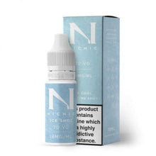 Load image into Gallery viewer, Nic Nic Nicotine Shots - 18mg Ice Cool (70% VG) Light Blue
