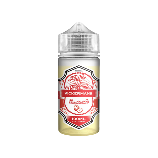 Vickermans Lemonade - 100ml - Apple N Watermelon Lemonade